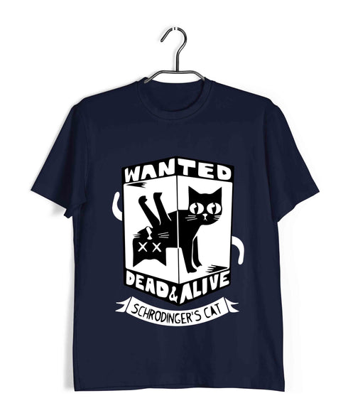 91 TV Series Physics Wanted Dead or Alive Schrodingers Cat Custom Printed Graphic Design T-Shirt for Women